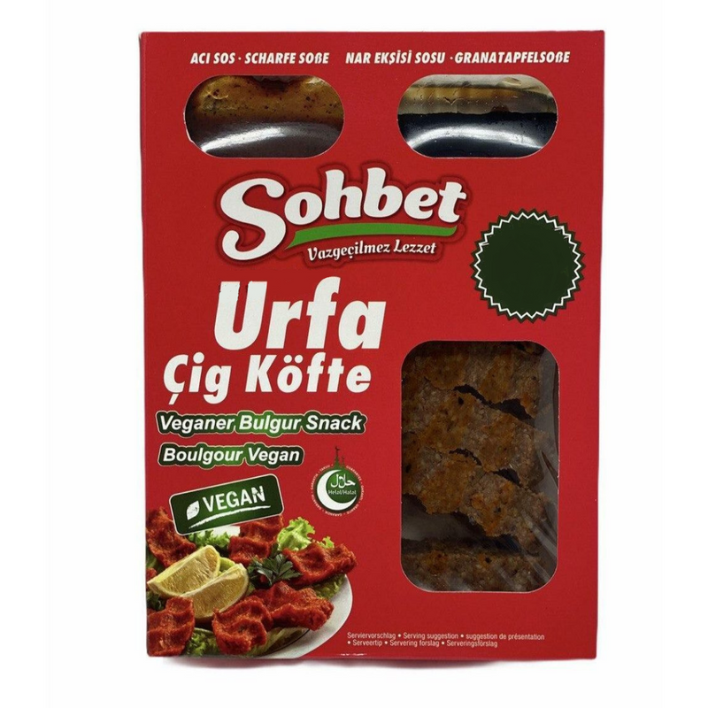 Sohbet Urfa Cig Kofte / Spicy Turkish Vegan Meatballs - London Grocery