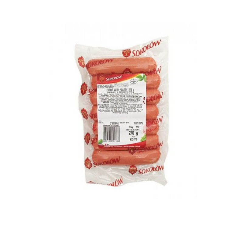 Sokolow Franks with Poultry 270gr-London Grocery
