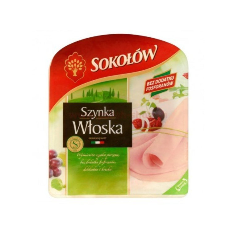 Sokolow Sliced Italian Ham 140gr-London Grocery