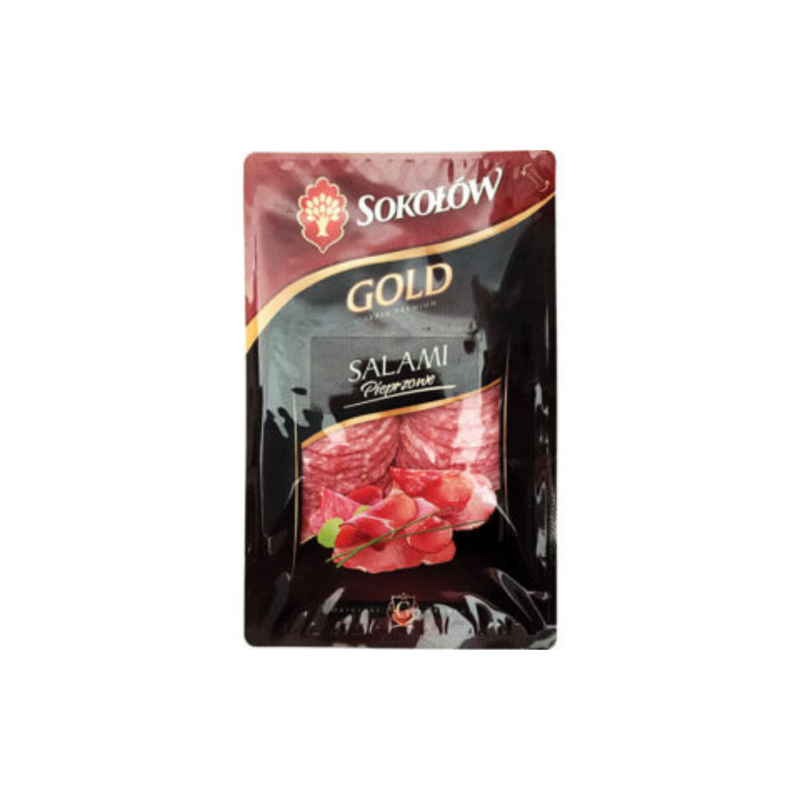 Sokolow Sliced Salami Pepper 100gr-London Grocery