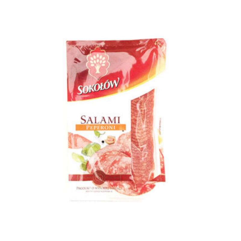Sokolow Sliced Salami Pepperroni 100gr-London Grocery