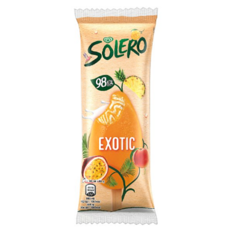 Solero Ice Cream Exotic 90ml x 25 Units | London Grocery