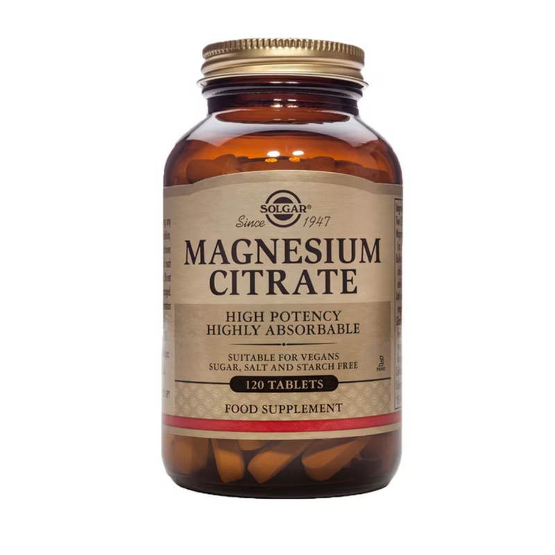 Solgar Magnesium Citrate 120 Tablets | London Grocery