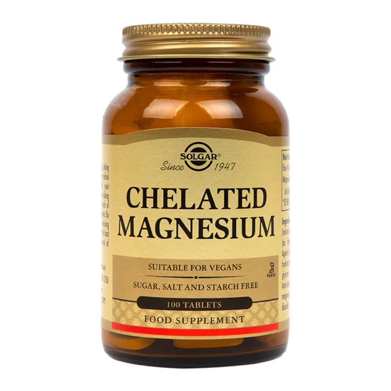 Solgar Chelated Magnesium 100 Tablets | London Grocery