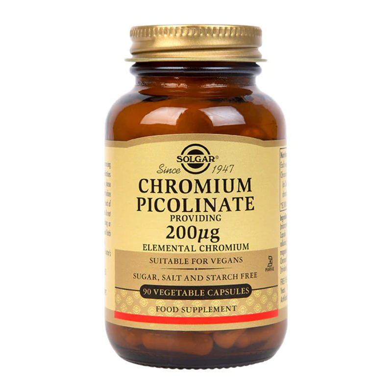 Solgar Chromium Picolinate 200µg 90 Vegi Capsules | London Grocery