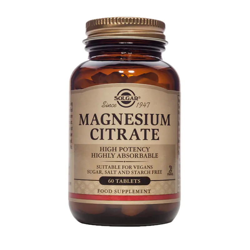 Solgar Magnesium Citrate 60 Tablets | London Grocery