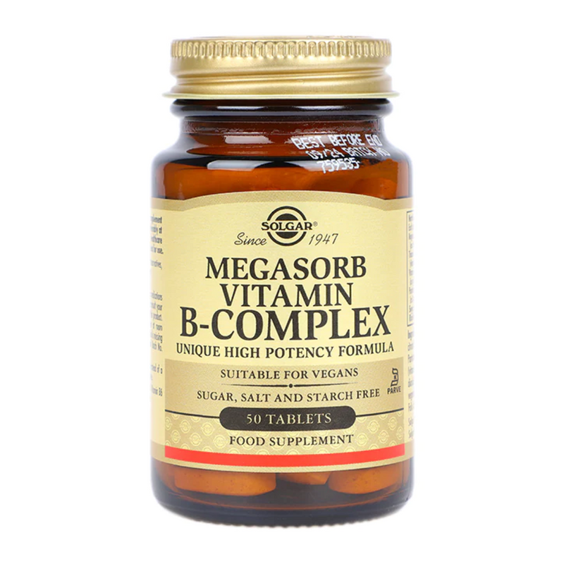 Solgar Megasorb Vitamin B-Complex 50 Tablets | London Grocery