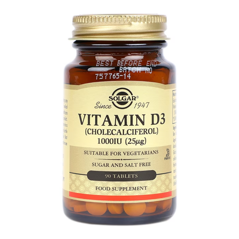 Solgar Vitamin D3 1000IU 90 Tablets | London Grocery