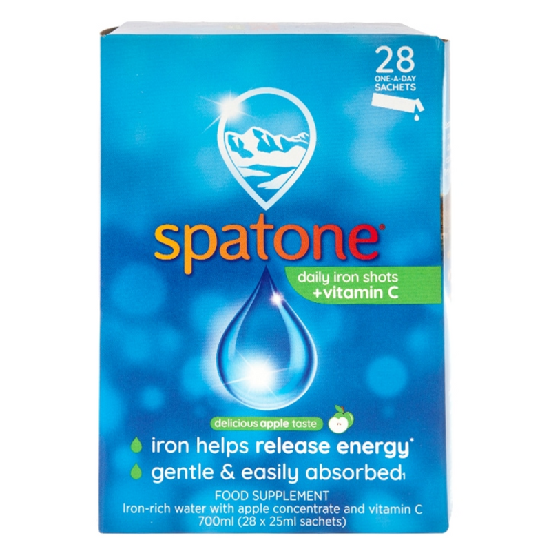 Spatone Apple Liquid Iron Supplement 28 x 20ml Sachets | London Grocery