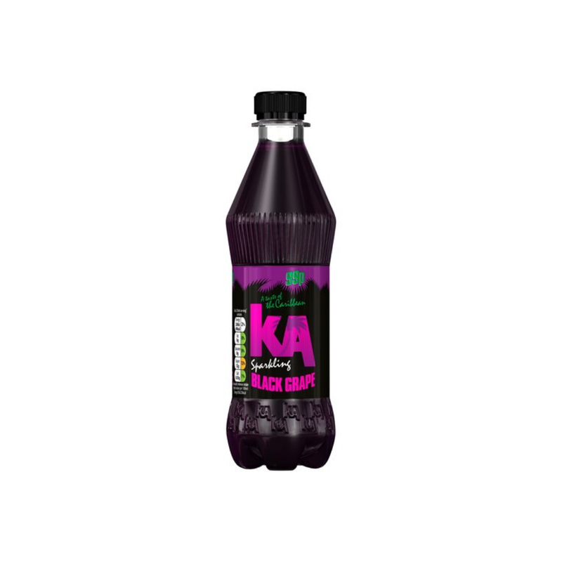 Ka Sparkling Black Grape Drink 500ml-London Grocery