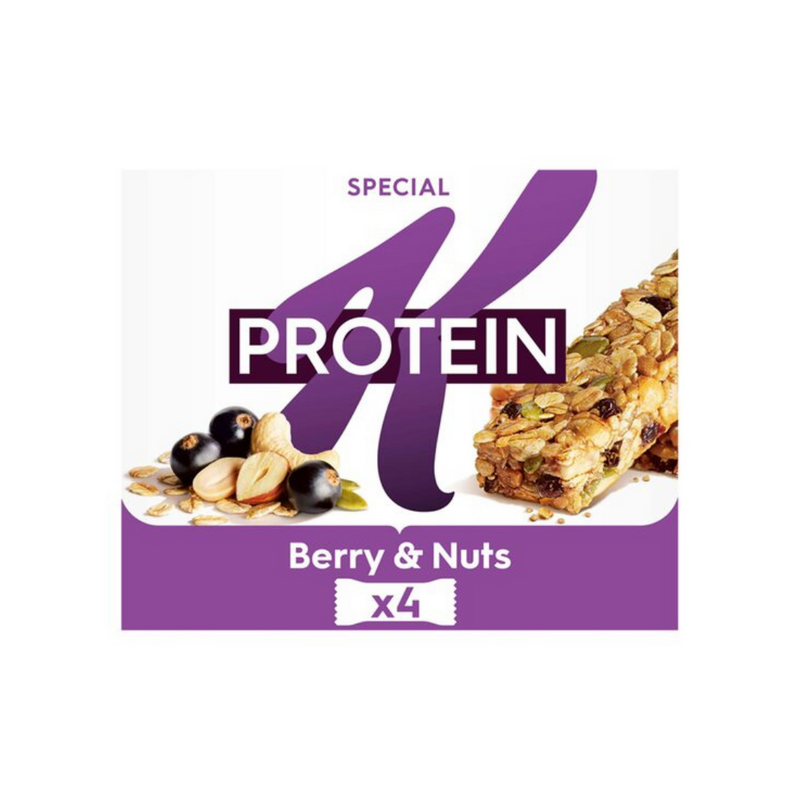 Special K Protein Blackcurrant & Pumpkin Seed Bars 4X28gr-London Grocery