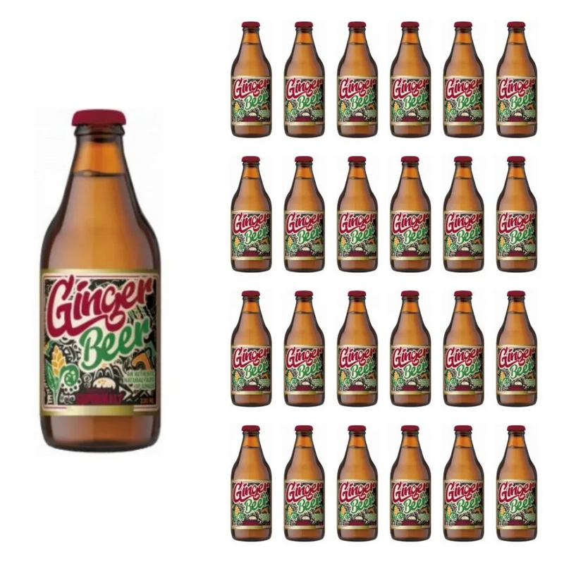 Supermalt Ginger Beer Bottles 24 x 330ml  | London Grocery