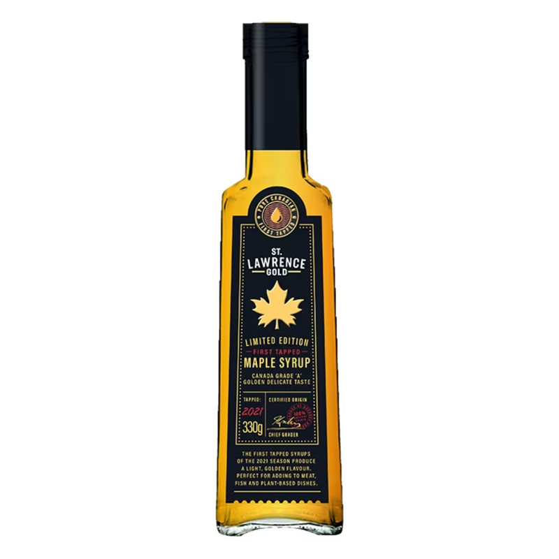 St Lawrence Gold Limited Edition 1st Tapped Maple Syrup 330g | London Grocery
