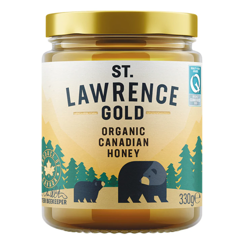 St. Lawrence Gold Organic Canadian Honey 330g | London Grocery
