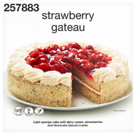Strawberry Gateau x 1 Pack | London Grocery