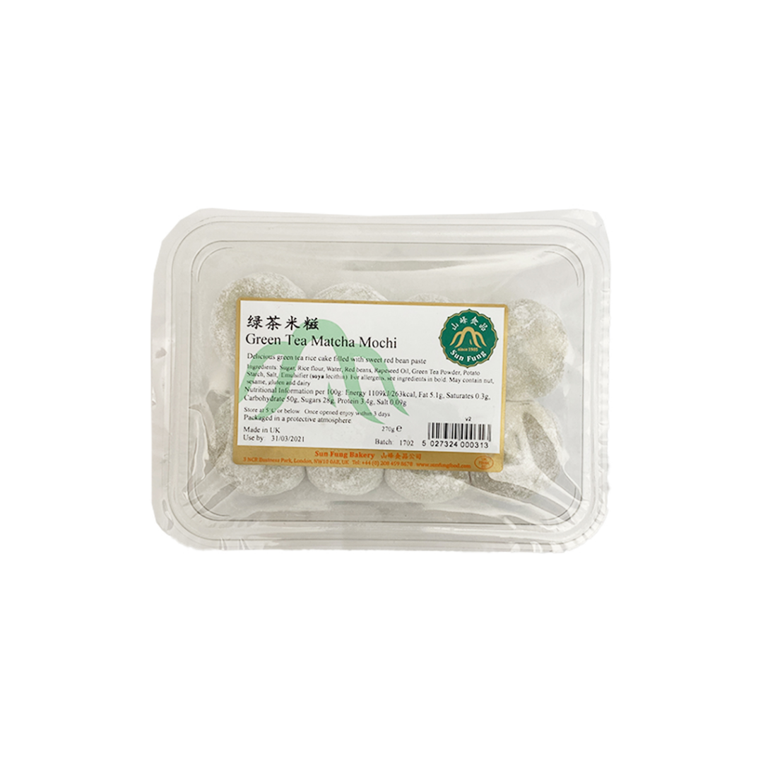 Sunfung Green Tea Mochi 192Gr | London Grocery