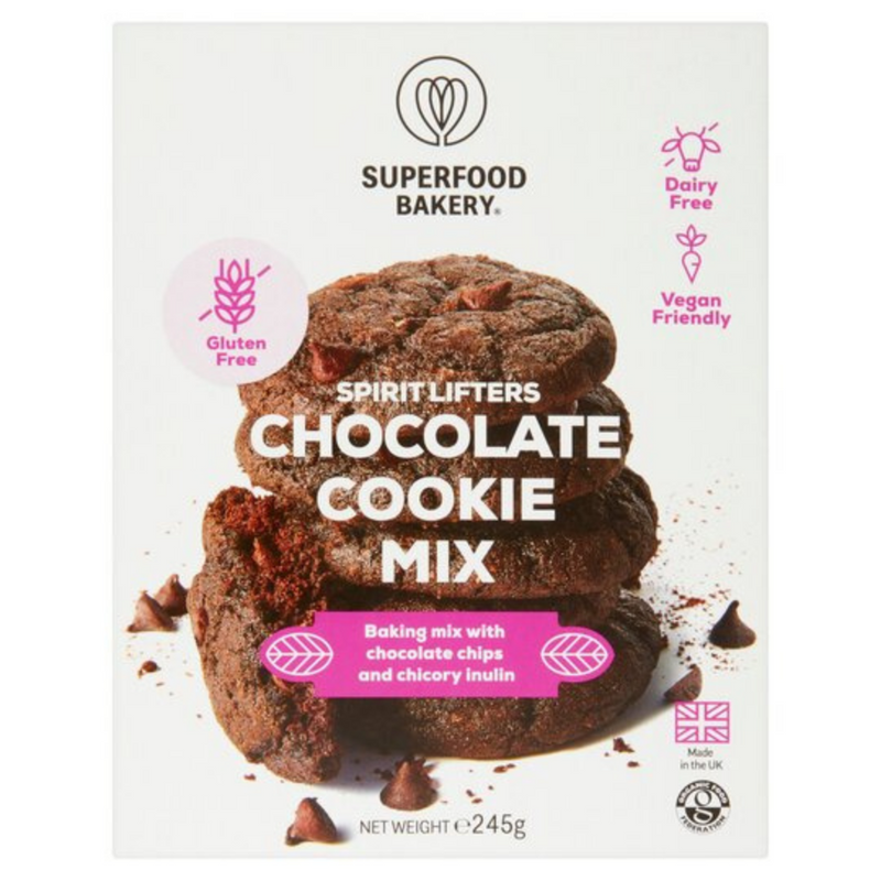 Superfood Bakery Cocoa Almond Cookie Mix 245gr-London Grocery