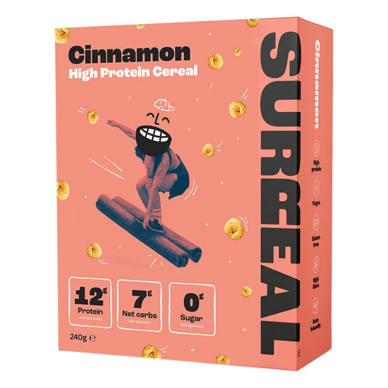 Surreal High Protein Cereal Cinnamon 240g | London Grocery