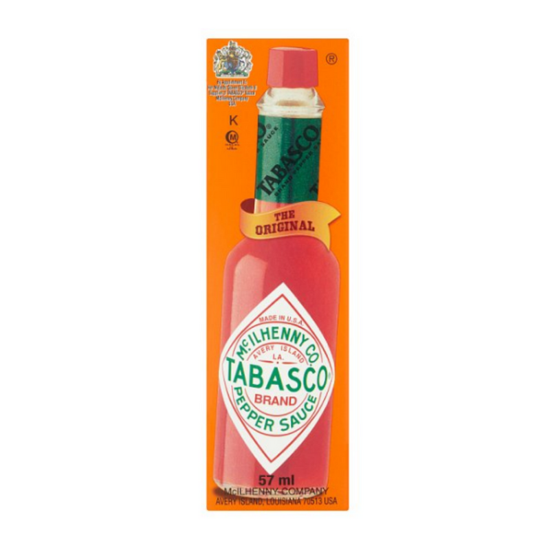 Tabasco Original Red Pepper Hot Sauce 57ml x 12 cases   - London Grocery