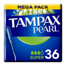 Tampax Pearl Super Tampons Applicator x 36 - London Grocery