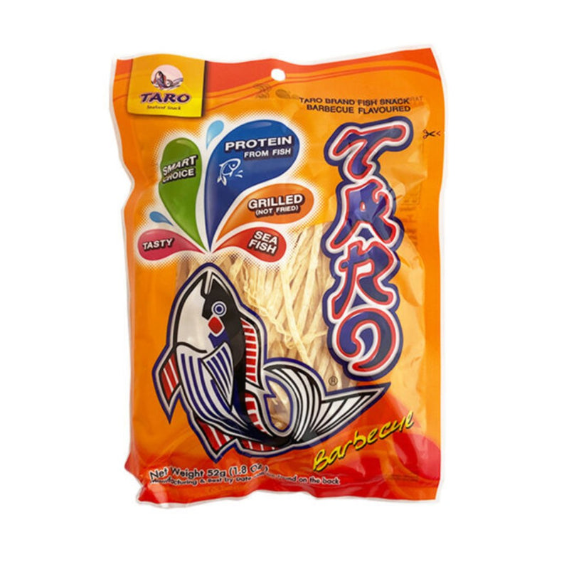 Taro BBQ Fish Snack 52gr-London Grocery