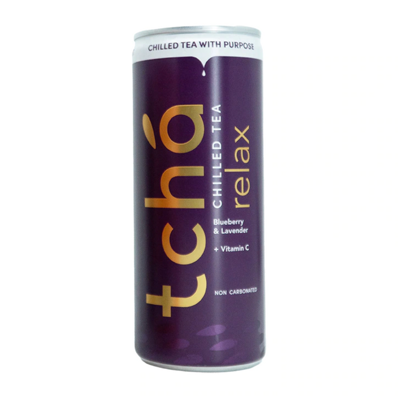 Tcha Relax Blueberry & Lavender Chilled Tea 250ml | London Grocery