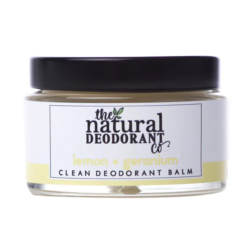 The Natural Deodorant Co Clean Deodorant Balm Lemon & Geranium 55g | London Grocery