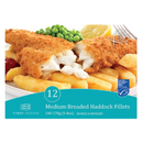 Three Oceans 12 Medium Breaded Haddock Fillets 1.68kg x 1 Packs | London Grocery