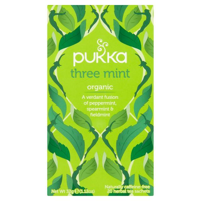 Pukka Organic Three Mint Tea 20 Bags - London Grocery