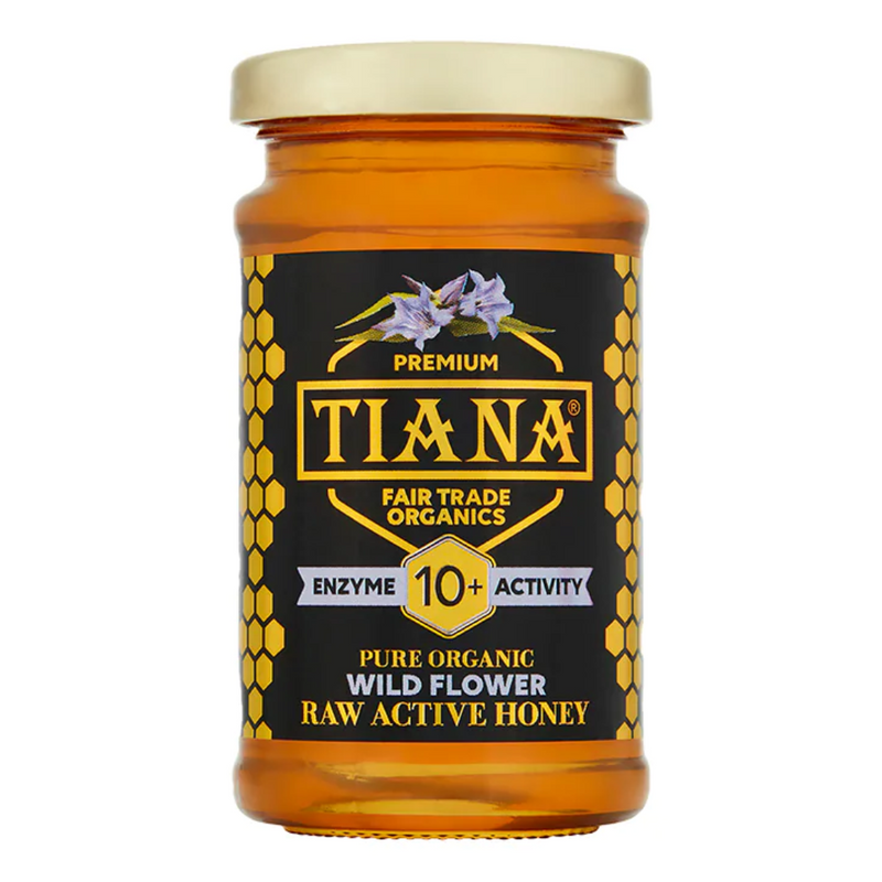 TIANA Organic Active Wild Flower Honey 250g | London Grocery