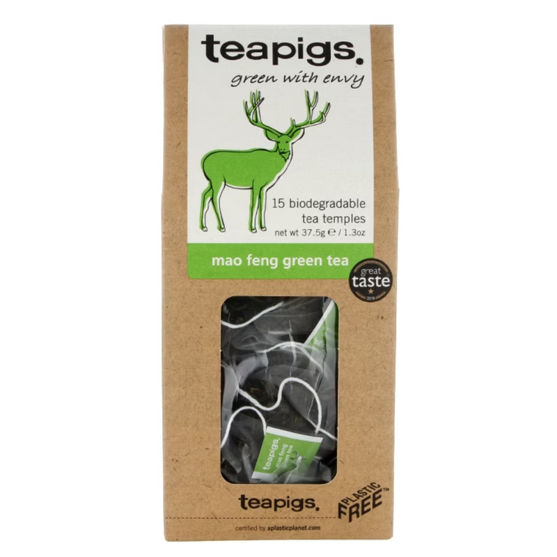 teapigs Mao Feng Green Tea 15 Temples | London Grocery