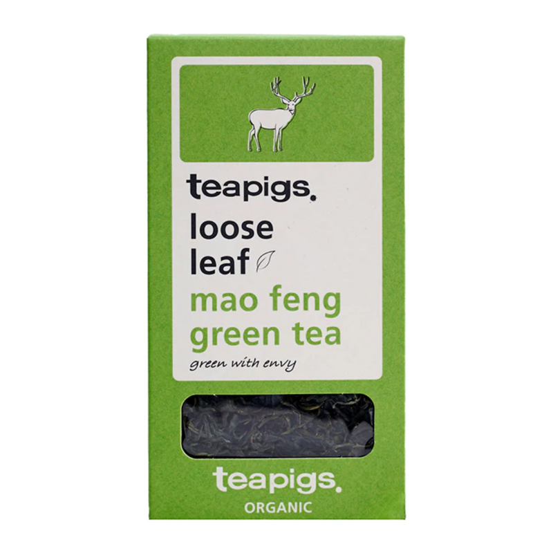 teapigs Mao Feng Green Tea Loose Leaf Tea 60g | London Grocery