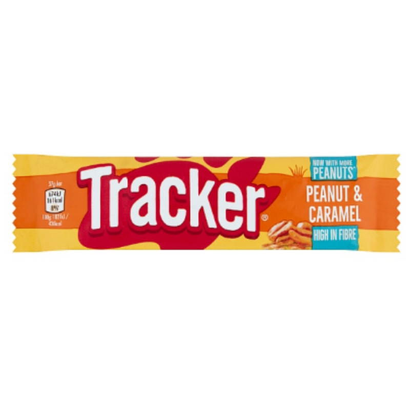 Tracker Peanut & Caramel 37g x Case of 24  - London Grocery