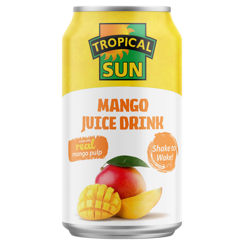 Tropical Sun Mango Juice Drink with Pulp 12 x 330ml | London Grocery