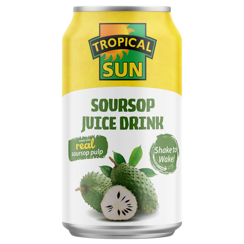 Tropical Sun Soursop Juice Drink with Pulp 12 x 330ml | London Grocery