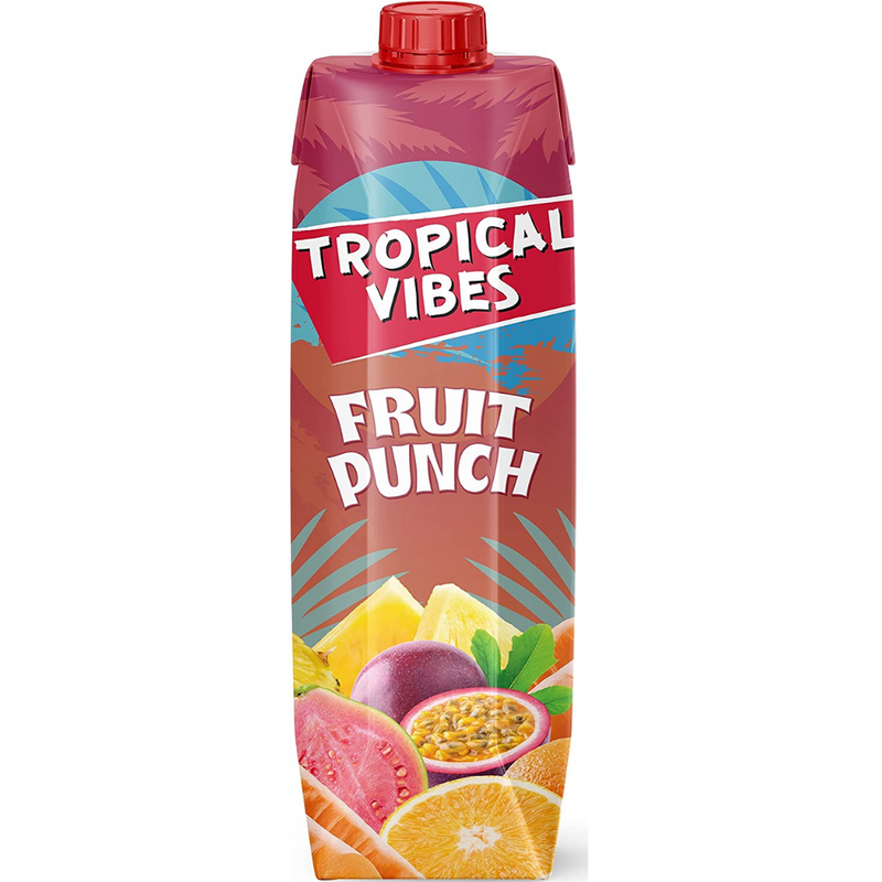 Tropical Vibes Fruit Punch Tetra 6 x 1Ltr | London Grocery