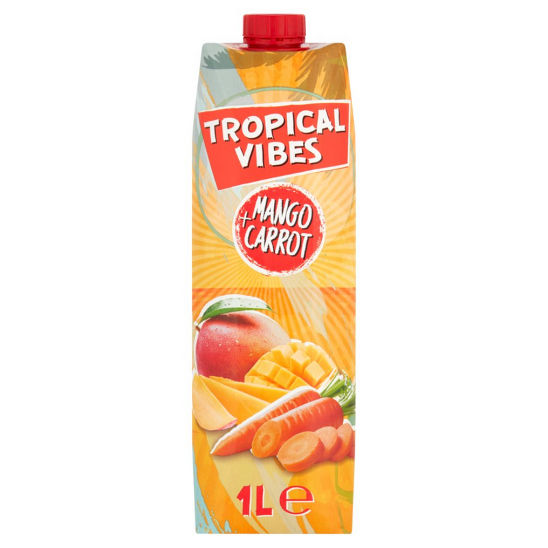 Tropical Vibes Mango Carrot Tetra 6 x 1Ltr | London Grocery