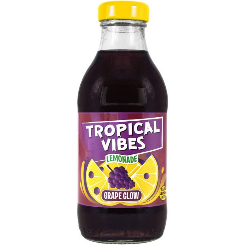 Tropical Vibes Lemonade Grape Glow 15 x 300ml | London Grocery