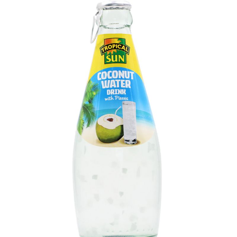 Tropical Sun Coconut Water with Pieces 6x300ml | London Grocery