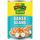 Tropical Sun Baked Beans in Tomato Sauce 12 x 400g  | London Grocery