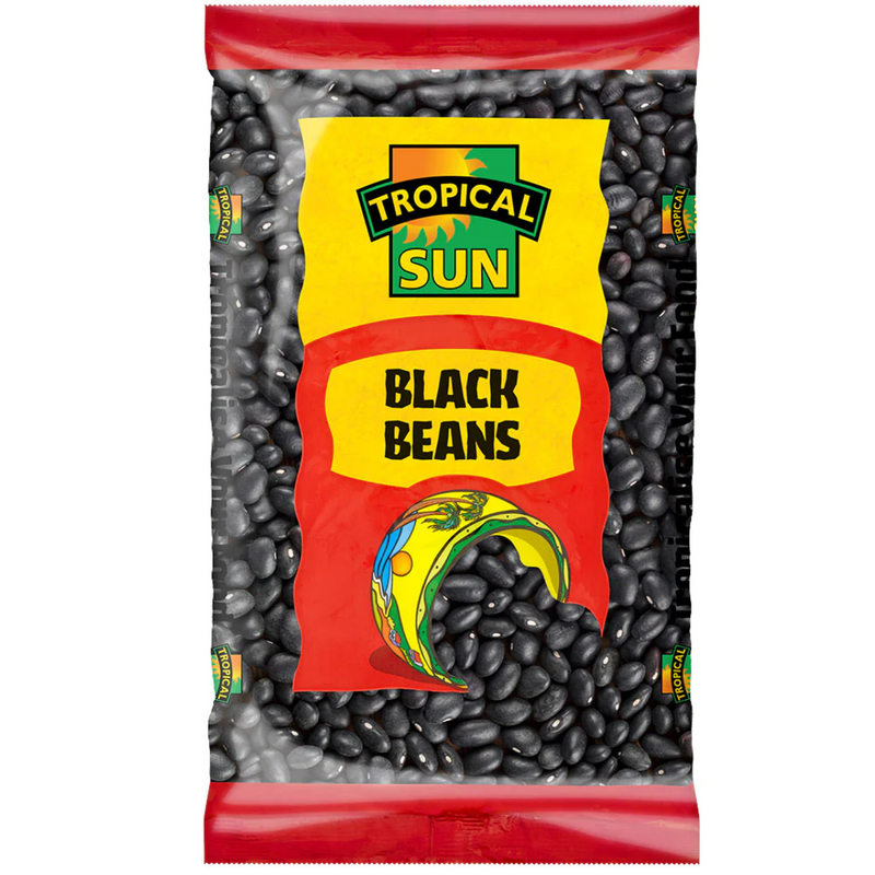 Tropical Sun Black Beans 6 x 1kg | London Grocery