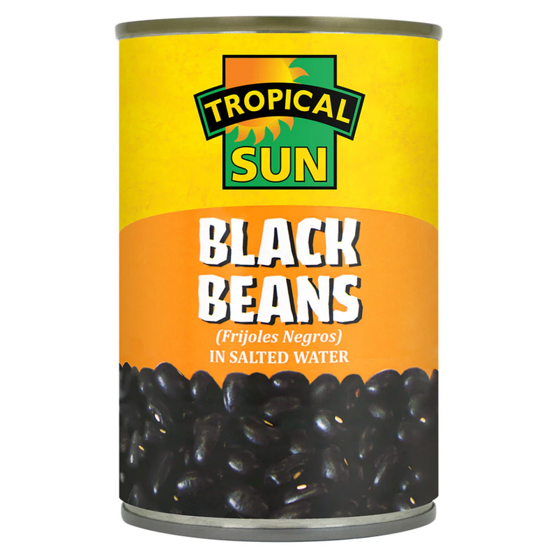 Tropical Sun Black Beans 12 x 400g | London Grocery