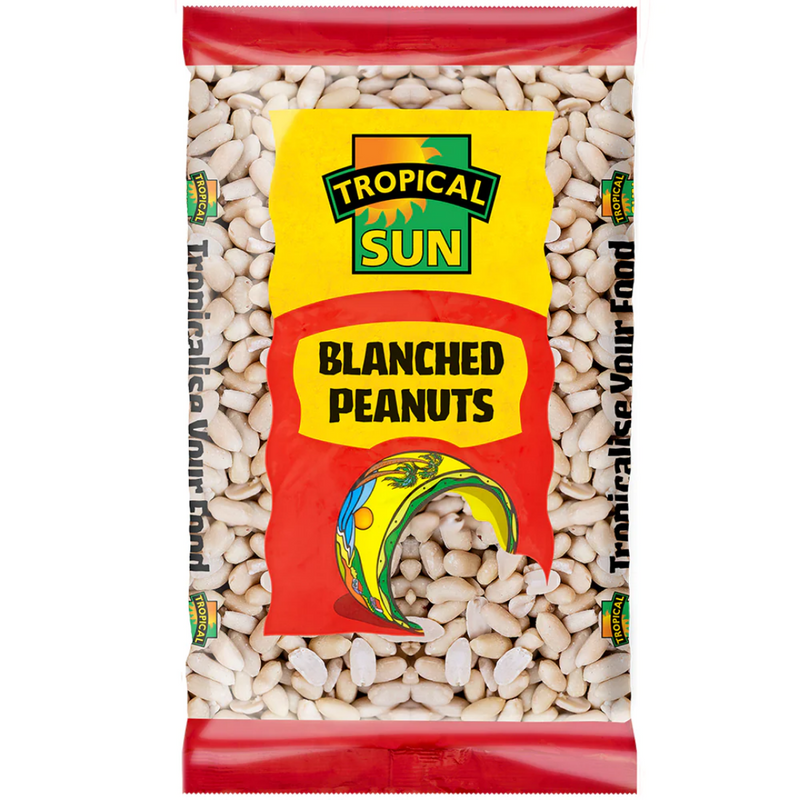 Tropical Sun Blanched Peanuts 20 x 500g  | London Grocery