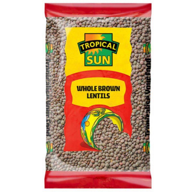Tropical Sun Brown Lentils 20 x 500g | London Grocery