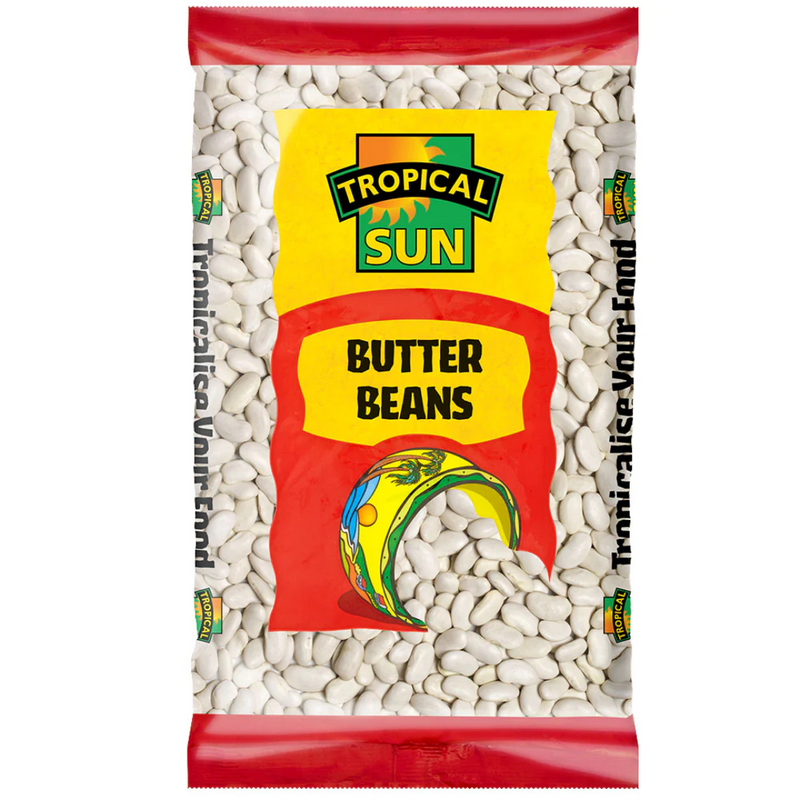 Tropical Sun Butter Beans 6 x 2kg | London Grocery