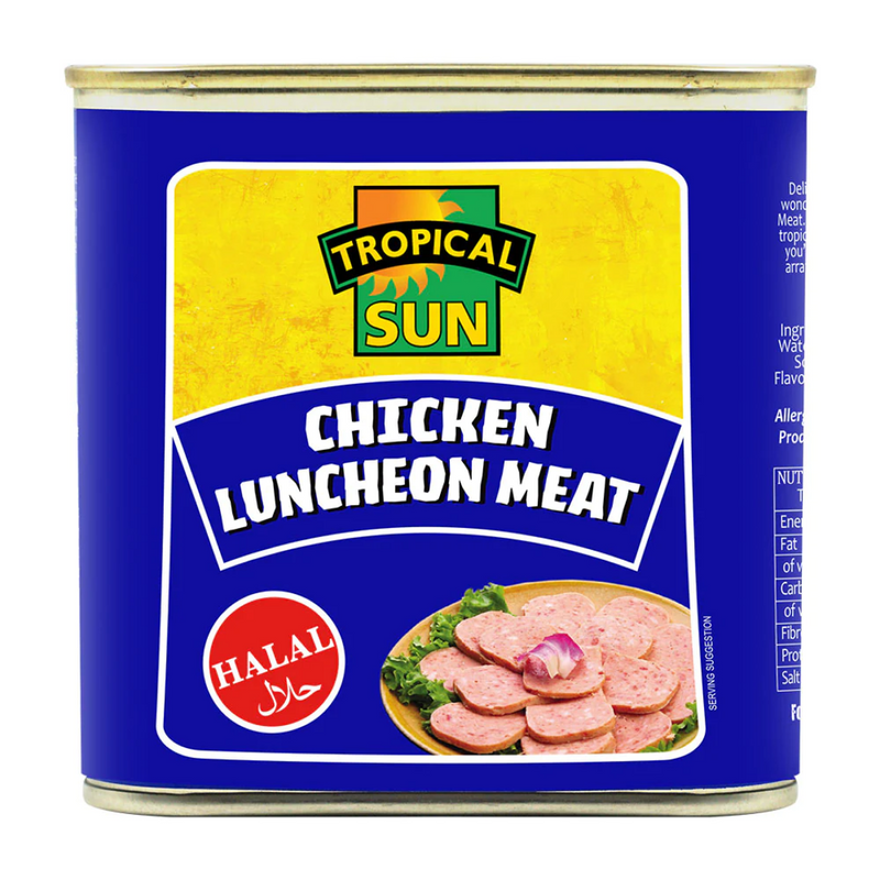 Tropical Sun Chicken Luncheon Meat Halal 12 x 340g | London Grocery