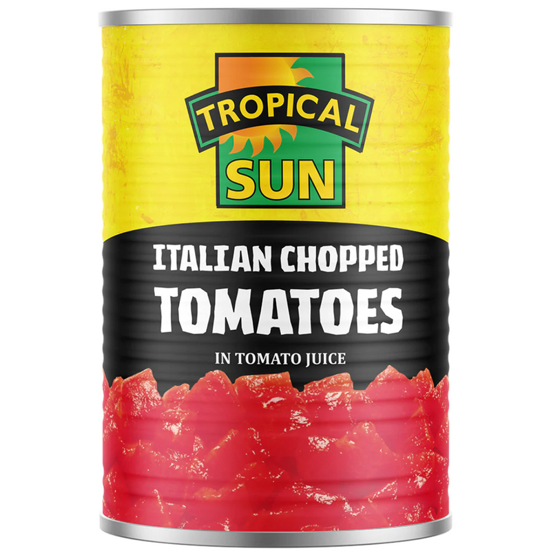 Tropical Sun Chopped Tomatoes 12 x 400g | London Grocery