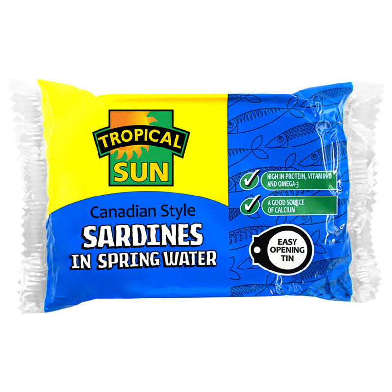 Tropical Sun Canadian Style Sardines in Spring Water 12 x 106g | London Grocery