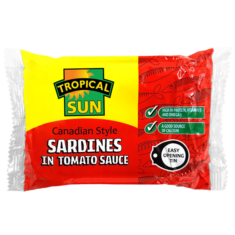 Tropical Sun Canadian Style Sardines in Tomato Sauce 12 x 106g | London Grocery