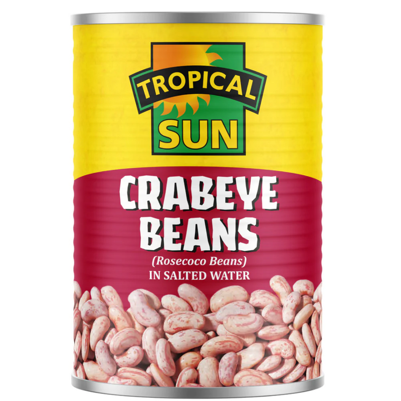 Tropical Sun Crabeye Beans 12 x 400g | London Grocery